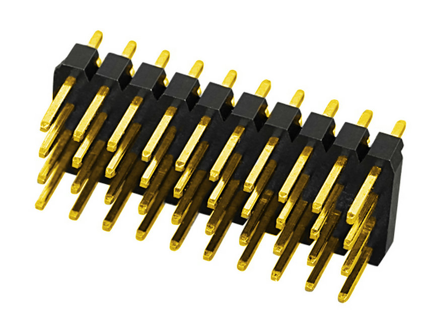 PH2.0mm Pin Header Four Row Single Body Right Straight Type Board to Board Connector Pin Connector 