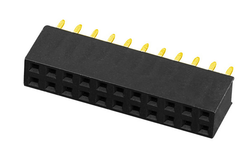 PH2.0mm H=6.35mm Female Header Y-type Dual Row Straight Type Board to Board Connector