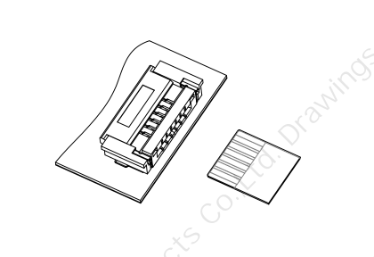 后翻蓋臥貼0.5mm Pitch H2.7 