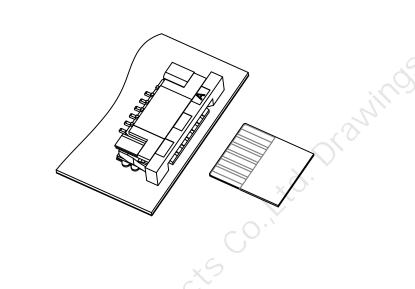 下接抽拉1.0mm Pitch H2.5 